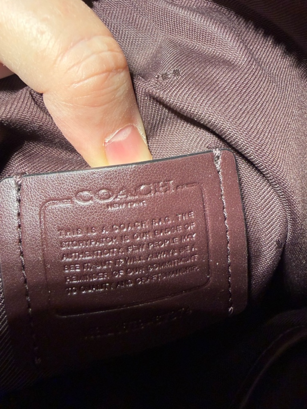 Coach Black Crossbody with Ivory Butterfly Print - Picture 12 of 14